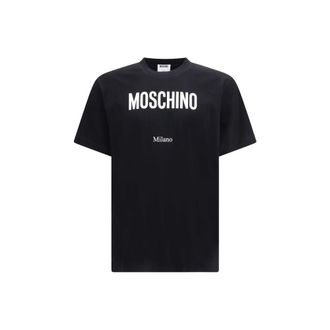 Moschino Zwarte Katoenen T-Shirt