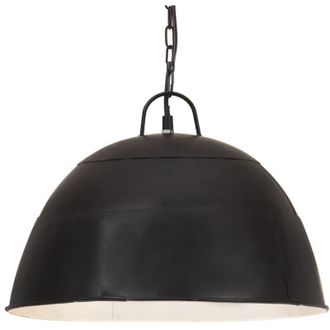 vidaXL Lampada Industriale Vintage 25 W Nera Rotonda 40 cm E27 vidaXL