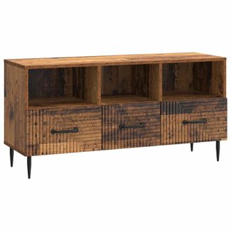 vidaXL Mueble De Tv Con Caj&oacute;n Madera Envejecida 102 X 34,5 X 50 Cm Vidaxl