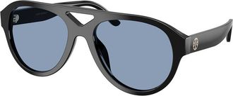 Tory Burch TY7233U 170972 Womens Sunglasses Black Size 55