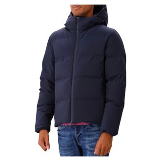 Herno Blue Impact Bomber Jacket - Heren - Jassen - Blauw - Maat: 4XL Polyamide