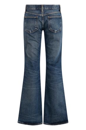 A Gold E Flared Denim Jeans - Blue