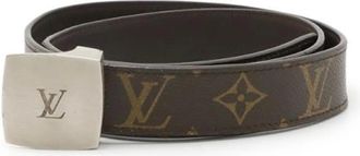 Louis Vuitton Pre-owned Belts, female, Brown, Size: ONE SIZE Pre-owned Vintage Leather Belt