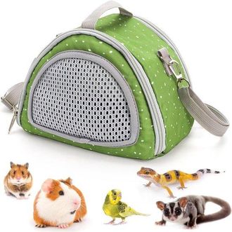 OEM Bolsa De Transporte Para H&aacute;msteres, Bolsa De Viaje Transpirable Con Asa Y Correa Para El Hombro, H&aacute;msteres, Erizos, Cobayas Y Mascotas Peque&ntilde;as