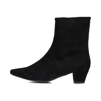 Stefano Lauran Schoenen, Dames, Zwart, 43 EU, Su&egrave;de, Zwarte Su&egrave;de Enkellaarsjes voor Dames