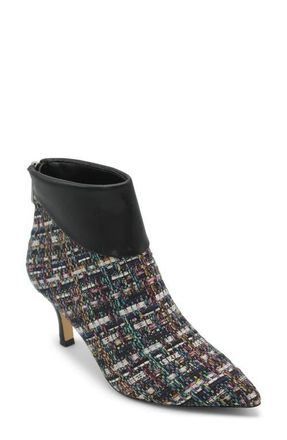 Charles by Charles David Alice Pointed Toe Bootie in Black Multi-Tw at Nordstrom, Size 8