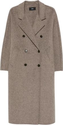 Arma Marisa Double-Breasted Coat - Dames - Mantel - Grijs - M - Jassen