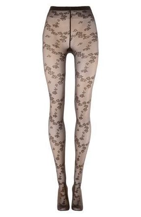 Wolford Floret Tights in Dark Wood at Nordstrom Rack, Size X-Small
