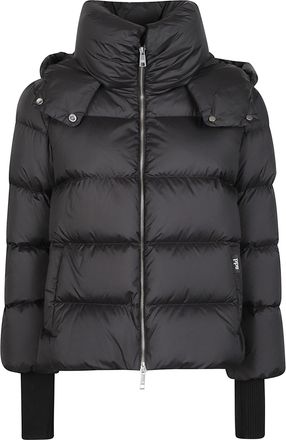 Add Short Polyester Quilted High Collar Cape