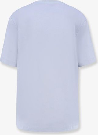 Pinko Womens Cotton T-Shirt Love Birds Blue T-Shirts & Jerseys