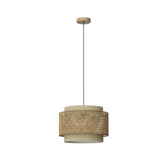 Vicco L&aacute;mpara De Techo Morten, Rat&aacute;n/crema, 45 X 31 Cm, Vicco