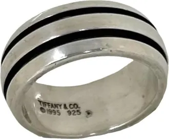 Tiffany & Co. Silver Silver 925 Band Ring (Pre-Owned)
