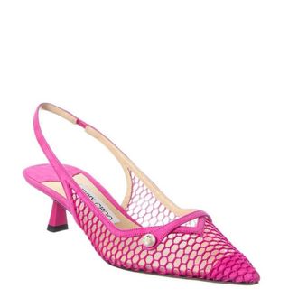 Jimmy Choo London Womens Amita 45 Fuchsia / Fuchsia Slingback Heels, Brand Size 36 ( US Size 6 )