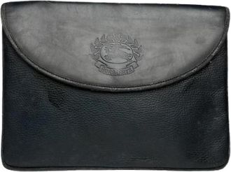 Burberry Pre-owned Leren Clutch - Dames - Vintage Clutch - Zwart - ONE Size - Leer - Vintage