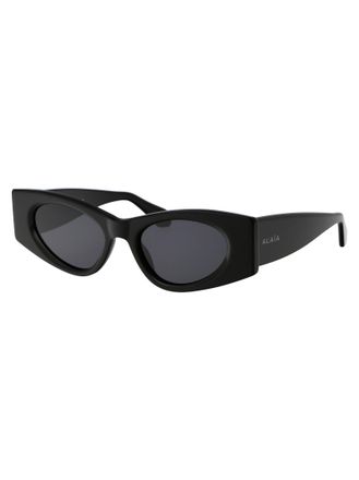 Alaia Womens Sunglasses Aa0075s Black Acetate Black-Black-Smoke Black/black/smoke