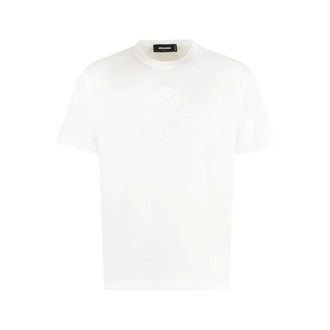 Dsquared2 Dames, Tops, Wit, Maat: XS Katoen