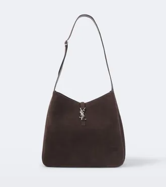 Saint Laurent Le 5 &agrave; 7 Maxi suede shoulder bag
