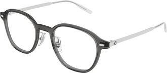 Montblanc Brillen - Heren - Brillen - Grijs - 50 MM - Accessoires