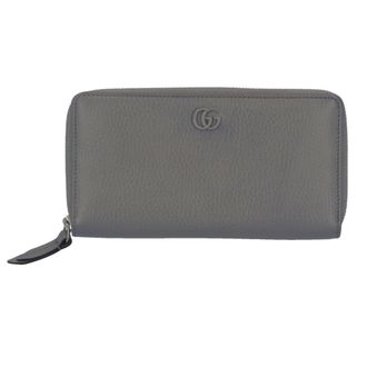Gucci Gray Leather Long Wallet (Bi-Fold) (Pre-Owned)
