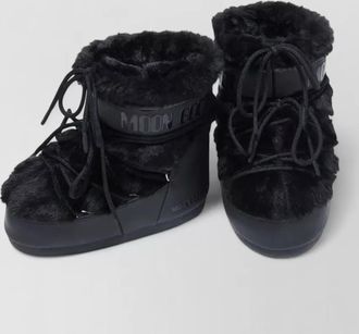 Moon Boot faux fur ankle boots