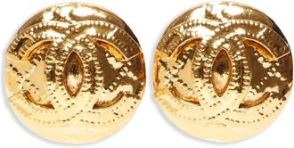 Chanel Orecchini a clip CC 1994 - Oro