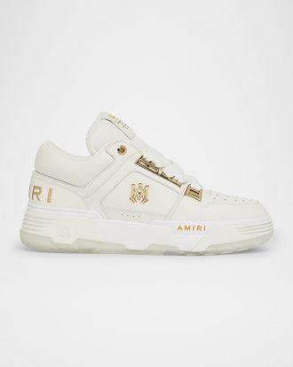 Amiri Men & apos;s MA-1 Leather High-Top Sneakers