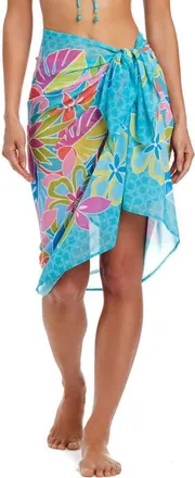 Bleu Rod Beattie Cover-Up Pareo in Aqua Fresca at Nordstrom