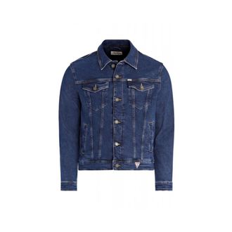Guess Heren, Jassen, Blauw, Maat: L Denim