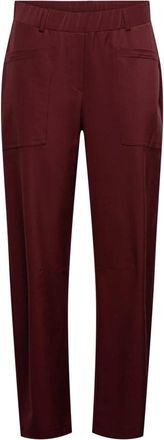 &Co Woman Broeken, Dames, Rood, S, Renza Travel Broek