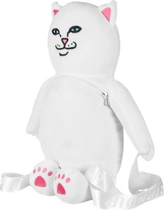 Ripndip Lord Nerm Pluche Rugzak - unisex - Tassen - Wit - Maat: ONE Size Velours