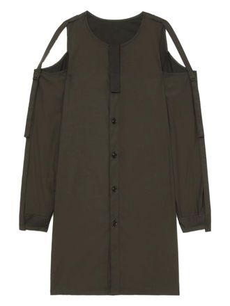 Yohji Yamamoto cotton shirt - Brown
