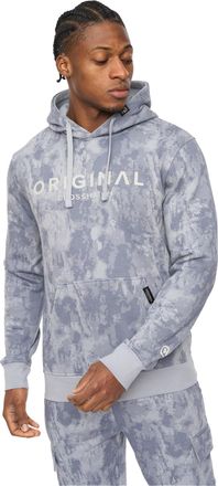 Crosshatch Heren Bardon Hoodie (Staalblauw)