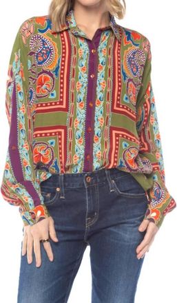 Tolani Kennedy Ethereal Shirt In Green