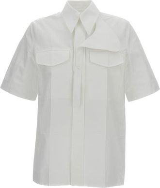 Bottega Veneta White Regular Solid Shirt