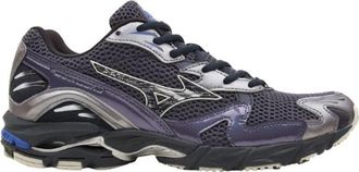 Mizuno Wave Rider 10 - Heren - Hardloopschoenen - Zwart - 47 EU - Leer - Fitness
