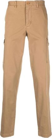 Tommy Hilfiger Groene Cargo Broek Chelsea Stijl - Heren - Straight fit broeken - Bruin - W34 - Katoen - Broeken