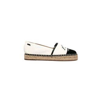 Karl Lagerfeld Schoenen, Dames, Wit, 39 EU, Jute, Espadrilles