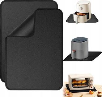 No Brand Alfombrilla Para Freidora De Aire - Protector De Silicona Para Vitrocer&aacute;mica - 60x40cm - Resistente Al Calor Hasta 560&deg;c - Para Freidora De Aire, Horn