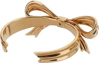 Self Portrait Gold Bow Brass Bracelet