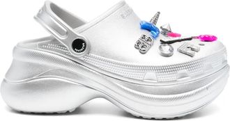 Balenciaga Rocs mules - Silver