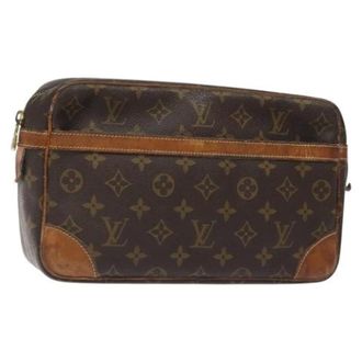 Louis Vuitton Pre-owned Tela clutches - - Pre-owned - Donna - Marrone - ONE SIZE