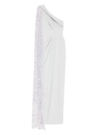 Rhea Costa Avondjurk verfraaid met pailletten - Grijs