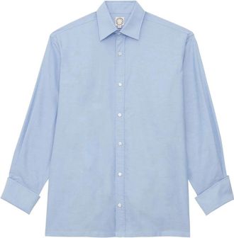 Ines De La Fressange Nova shirt - Dames - Overhemden - Blauw - M - Katoen - Overhemden