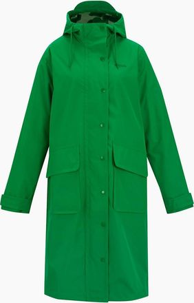 Regatta Womens Regatta Womens/Ladies Orla Kiely Giant Square Flower Long Length Waterproof Jacket - Green - Size: 14