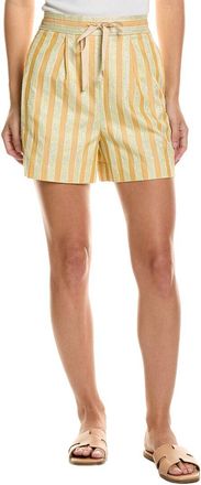 Forte_Forte Forte_Forte Linen-Blend Stripe Short