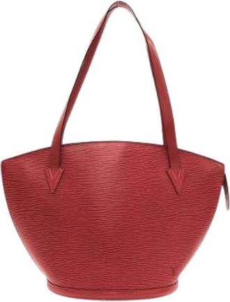 Louis Vuitton Pre-owned Epi Shoulder Bag - Dames - Vintage Schoudertas - Rood - ONE Size - Leer - Vintage