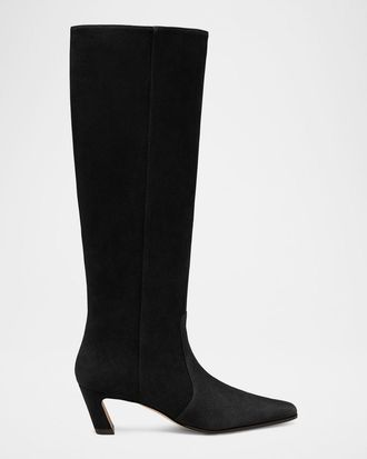 Stuart Weitzman 50mm Stassi Suede Knee-High Boots