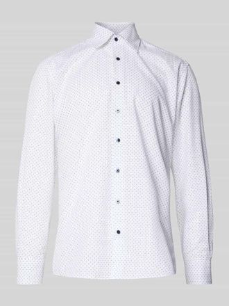 Eterna Regular Fit Freizeithemd aus reiner Baumwolle mit Kentkragen in Weiss, Gr&ouml;&szlig;e 44