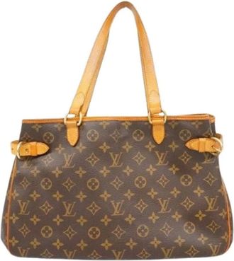 Louis Vuitton Pre-owned Shoulder Bags, female, Brown, Size: ONE SIZE Pre-owned Batignolles Horizontal Tote