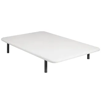 Royal Sleep Base tapizada blanca 90x200 32cm montaje y retirada incluida